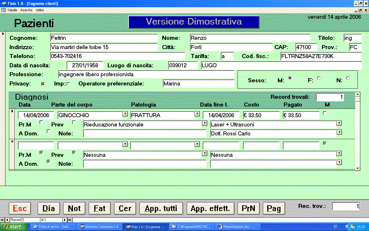 Esempio sviluppo software personalizzato